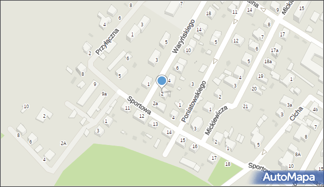 Trzebiatów, Waryńskiego Ludwika, 2, mapa Trzebiatów