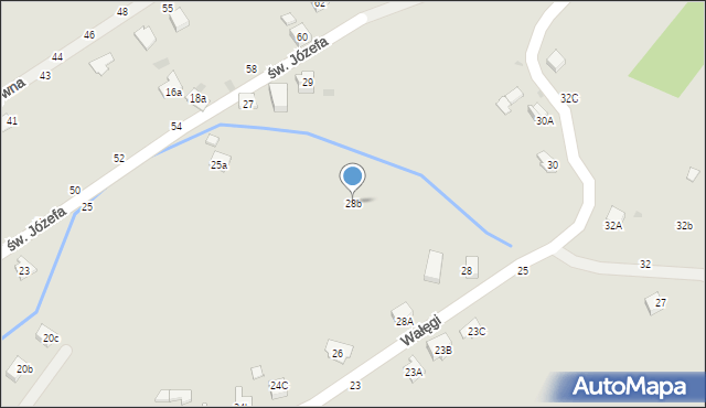 Tuchów, Wałęgi Leona, bp., 28b, mapa Tuchów