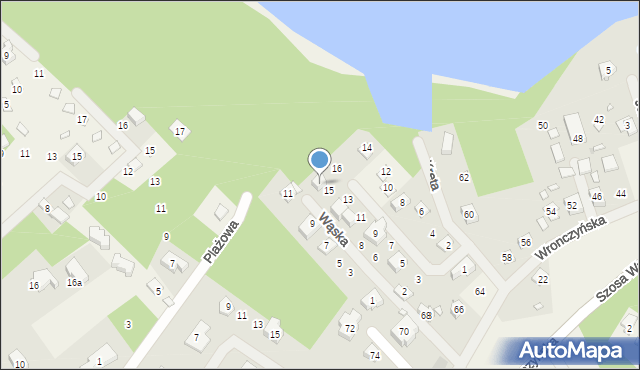 Tuczno, Wąska, 14, mapa Tuczno