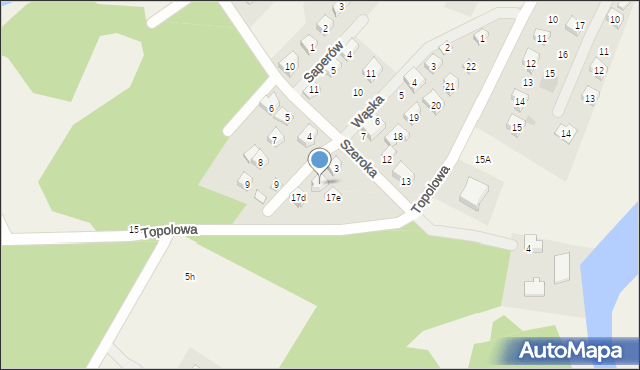 Turze, Wąska, 8, mapa Turze