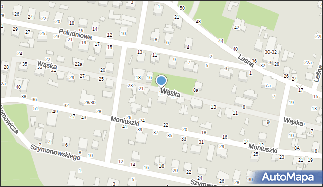 Tuszyn, Wąska, 19, mapa Tuszyn