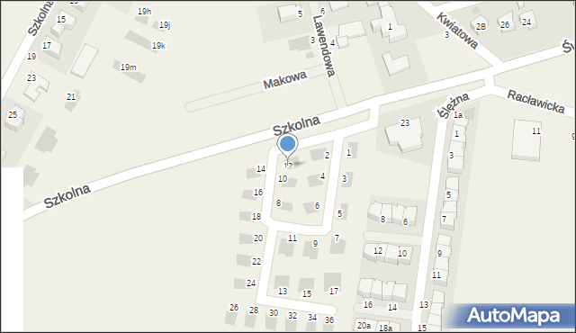 Tyniec Mały, Walońska, 12, mapa Tyniec Mały