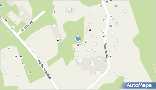Urle, Wakacyjna, 15, mapa Urle