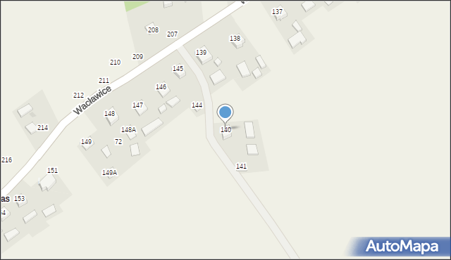 Wacławice, Wacławice, 140, mapa Wacławice