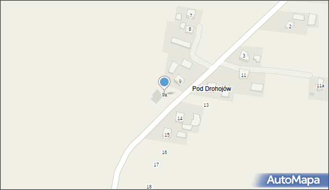 Wacławice, Wacławice, 9a, mapa Wacławice