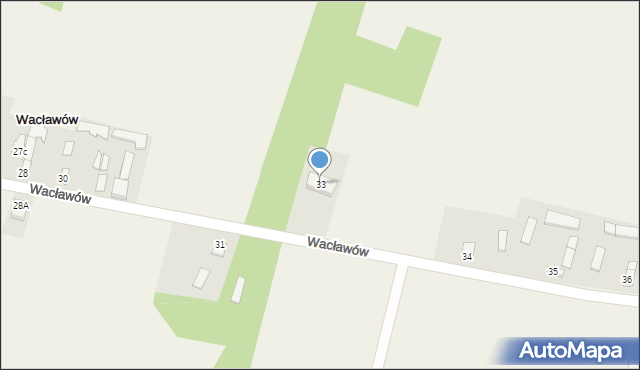 Wacławów, Wacławów, 33, mapa Wacławów