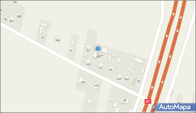 Wacławów, Wacławów, 43b, mapa Wacławów