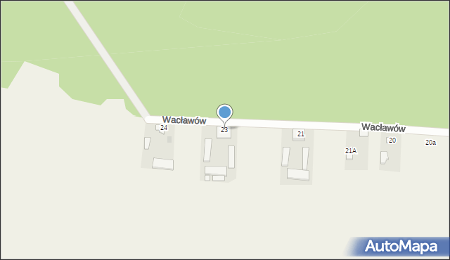Wacławów, Wacławów, 23, mapa Wacławów