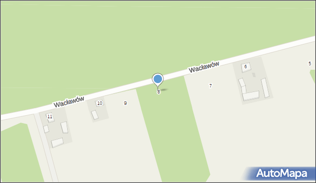 Wacławów, Wacławów, 8, mapa Wacławów
