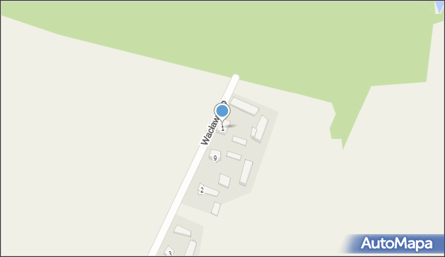 Wacławowo, Wacławowo, 1, mapa Wacławowo
