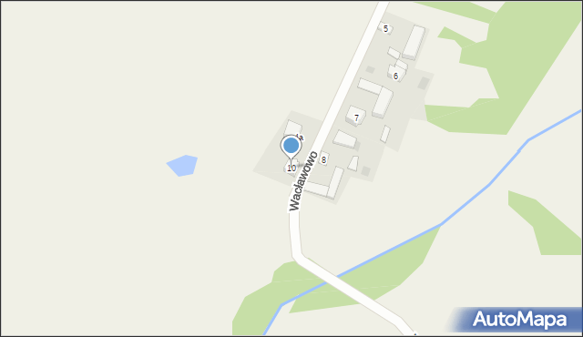 Wacławowo, Wacławowo, 10, mapa Wacławowo