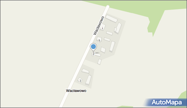 Wacławowo, Wacławowo, 2, mapa Wacławowo