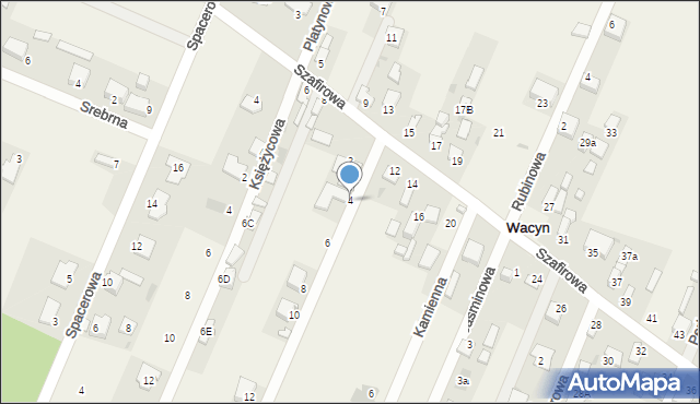 Wacyn, Wapienna, 4, mapa Wacyn