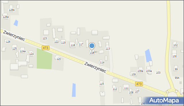 Wadlew, Wadlew, 116, mapa Wadlew