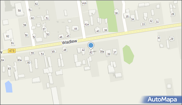 Wadlew, Wadlew, 41, mapa Wadlew