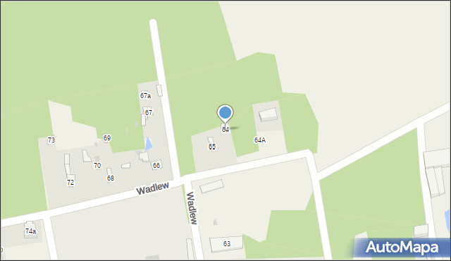 Wadlew, Wadlew, 64, mapa Wadlew