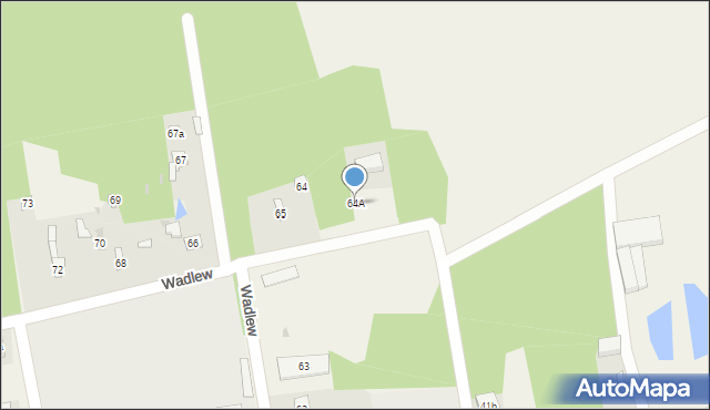 Wadlew, Wadlew, 64A, mapa Wadlew