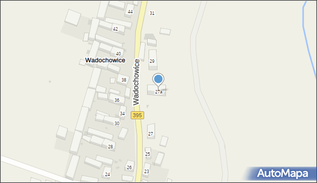 Wadochowice, Wadochowice, 27a, mapa Wadochowice