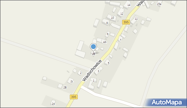 Wadochowice, Wadochowice, 4B, mapa Wadochowice