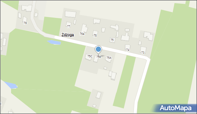 Wadowice Dolne, Wadowice Dolne, 75b, mapa Wadowice Dolne