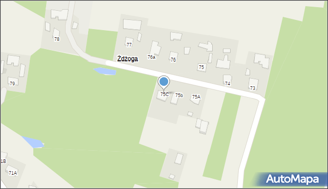 Wadowice Dolne, Wadowice Dolne, 75C, mapa Wadowice Dolne