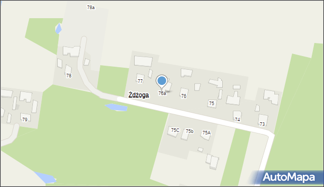 Wadowice Dolne, Wadowice Dolne, 76a, mapa Wadowice Dolne