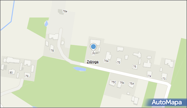 Wadowice Dolne, Wadowice Dolne, 77, mapa Wadowice Dolne