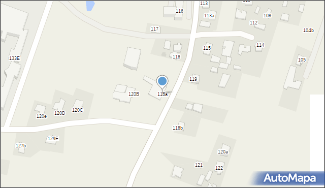 Wadowice Górne, Wadowice Górne, 118a, mapa Wadowice Górne