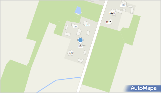 Wadowice Górne, Wadowice Górne, 124, mapa Wadowice Górne
