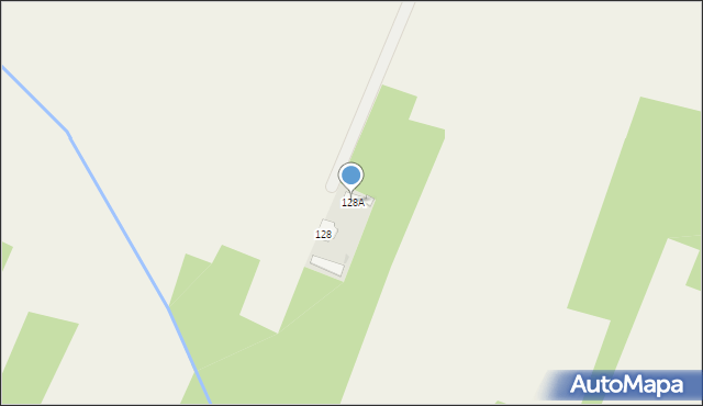 Wadowice Górne, Wadowice Górne, 128A, mapa Wadowice Górne
