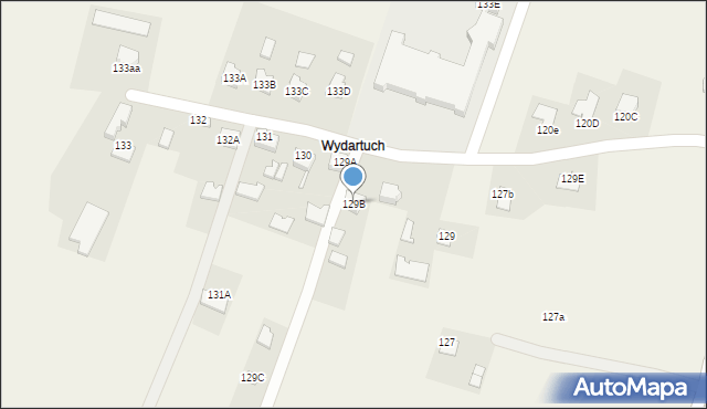Wadowice Górne, Wadowice Górne, 129B, mapa Wadowice Górne