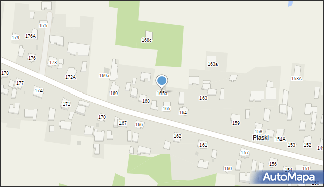 Wadowice Górne, Wadowice Górne, 165a, mapa Wadowice Górne