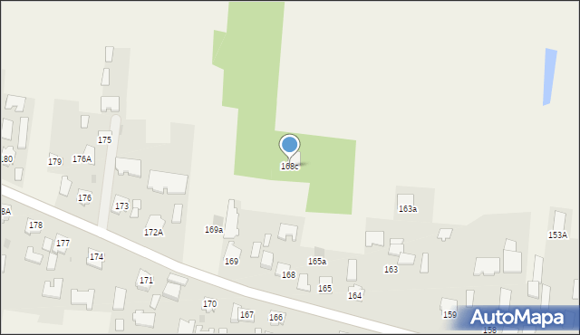 Wadowice Górne, Wadowice Górne, 168c, mapa Wadowice Górne