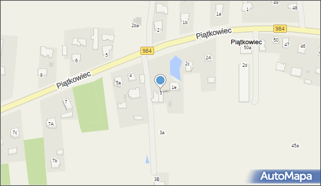 Wadowice Górne, Wadowice Górne, 3, mapa Wadowice Górne