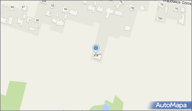 Wadowice Górne, Wadowice Górne, 80B, mapa Wadowice Górne