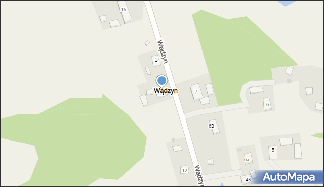 Wądzyn, Wądzyn, 13, mapa Wądzyn