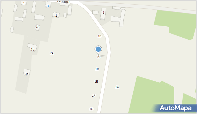 Wagan, Wagan, 1C, mapa Wagan