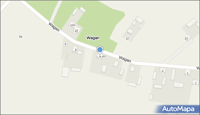 Wagan, Wagan, 7, mapa Wagan