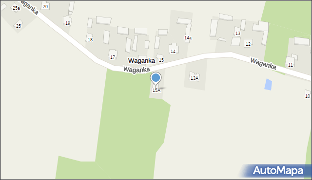 Waganka, Waganka, 15A, mapa Waganka