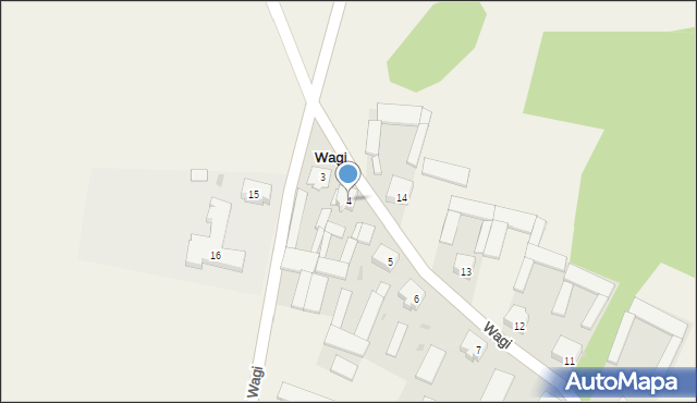 Wagi, Wagi, 4, mapa Wagi