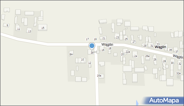 Wąglin, Wąglin, 14, mapa Wąglin