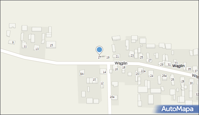 Wąglin, Wąglin, 17, mapa Wąglin