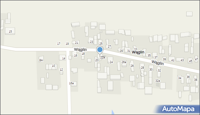 Wąglin, Wąglin, 22, mapa Wąglin