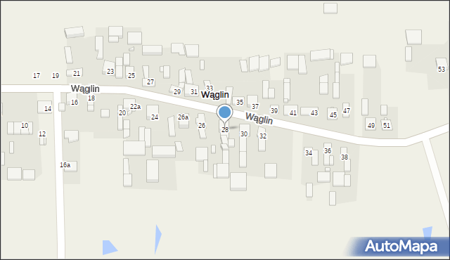 Wąglin, Wąglin, 28, mapa Wąglin