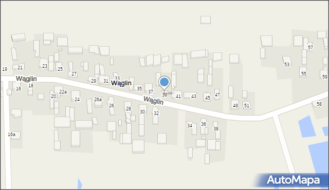 Wąglin, Wąglin, 39, mapa Wąglin