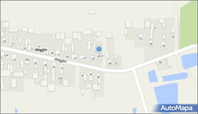 Wąglin, Wąglin, 47, mapa Wąglin