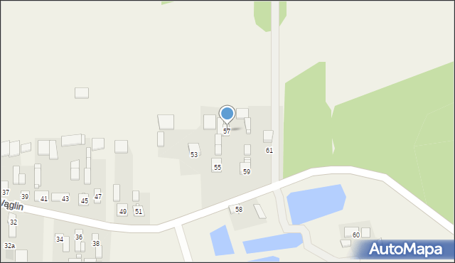 Wąglin, Wąglin, 57, mapa Wąglin