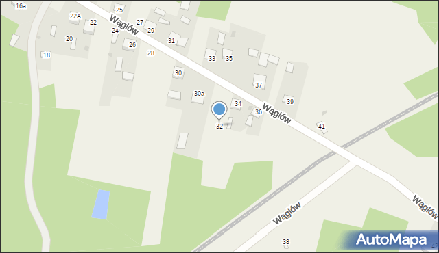 Wąglów, Wąglów, 32, mapa Wąglów