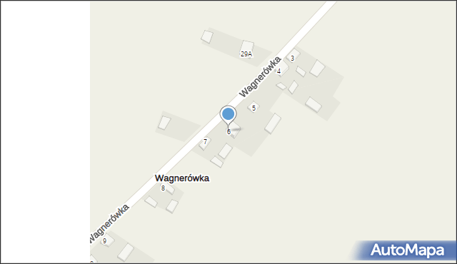 Wagnerówka, Wagnerówka, 6, mapa Wagnerówka