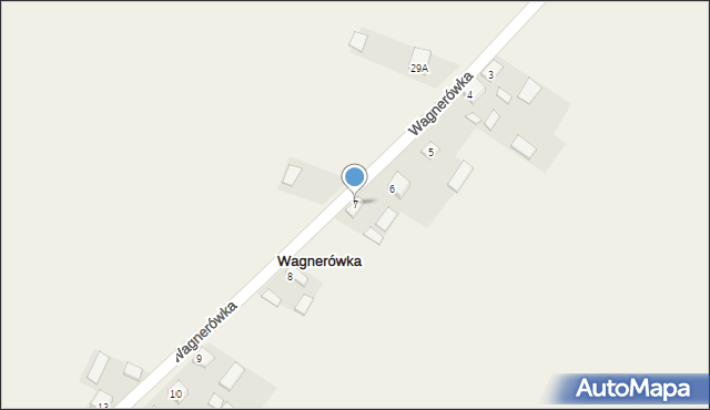 Wagnerówka, Wagnerówka, 7, mapa Wagnerówka
